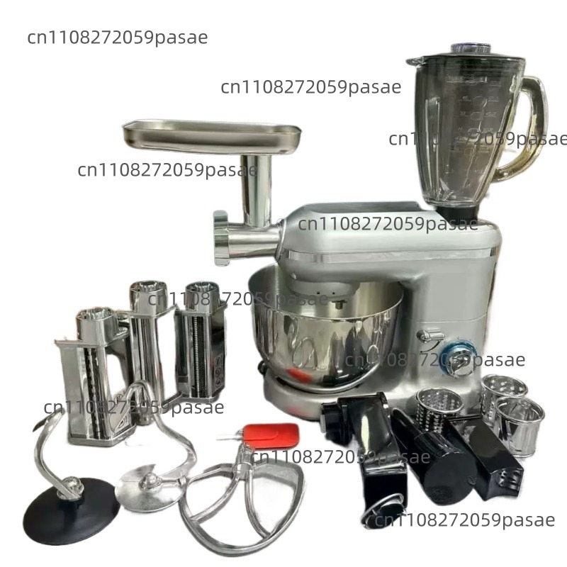 Kitchen Baking Area - 6L Multifunctionele Voedselmixer, 8-in-1 Keukenhulp voor