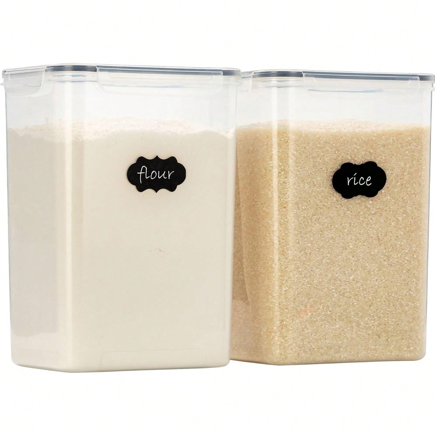 Kitchen Baking Canisters - Extra grote luchtdichte voedselbewaarcontainers met deksels,