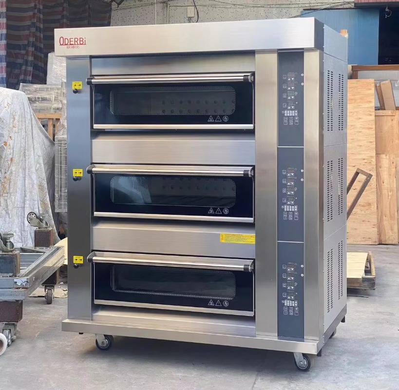 Commercial Kitchen For Baking - Aangepaste commerciële 3-deck 6 dienbladen gasoven