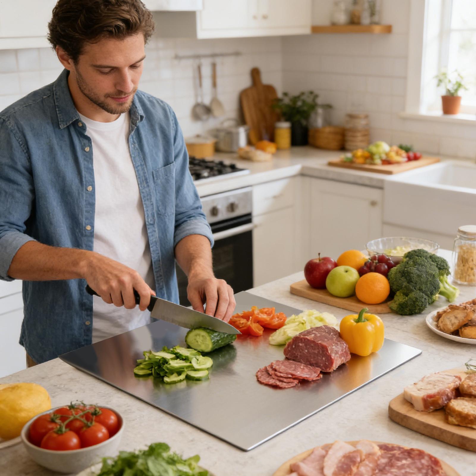 Roestvrijstalen snijplank met  - Kitchen Baking Area recensie en prijs