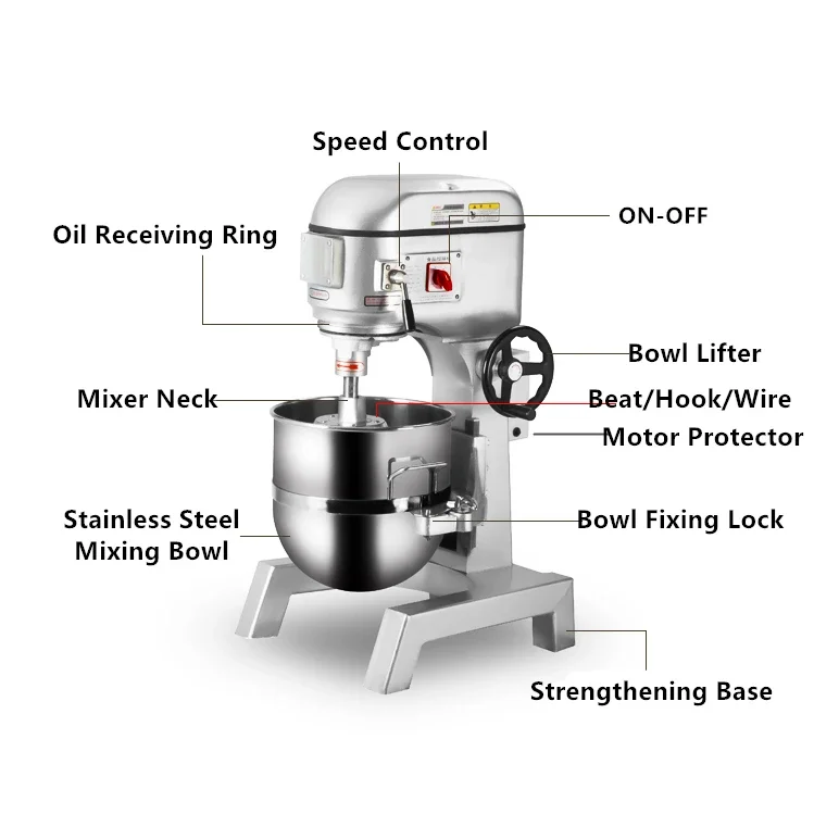 20 liter planetaire mixer voor - Commercial Kitchen For Baking recensie en prijs