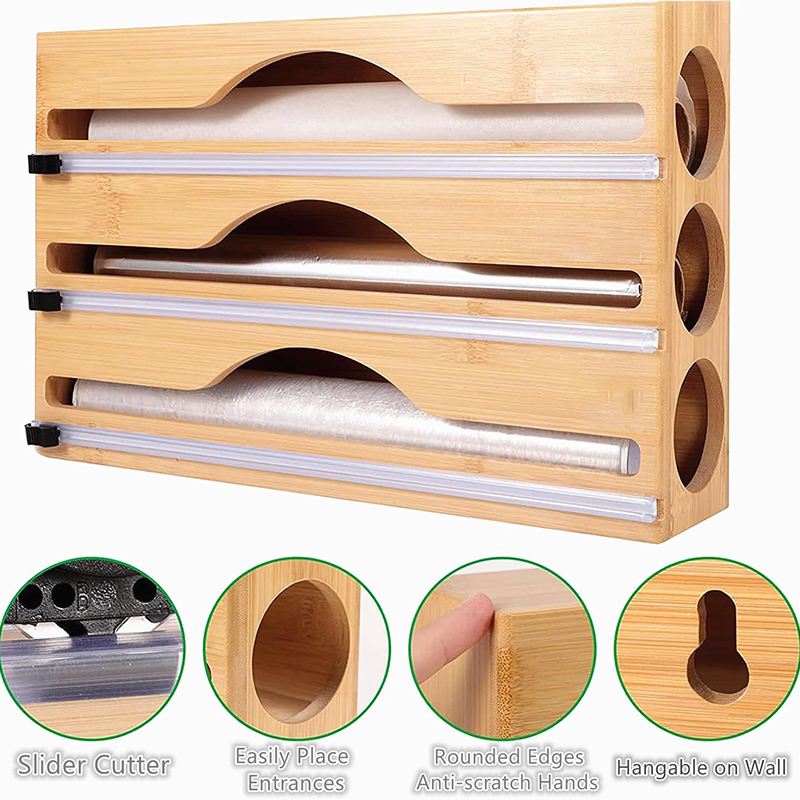 3-in-1 bamboe folie snijdoos,  - Kitchen Zo recensie en prijs