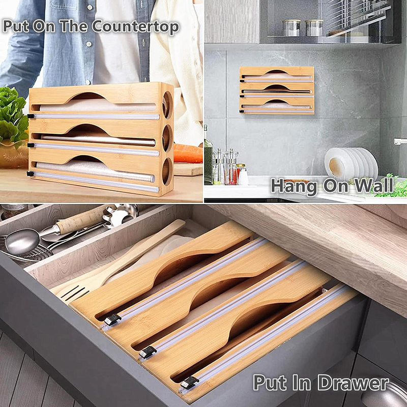 3-in-1 bamboe folie snijdoos,  - Kitchen Zo recensie en prijs