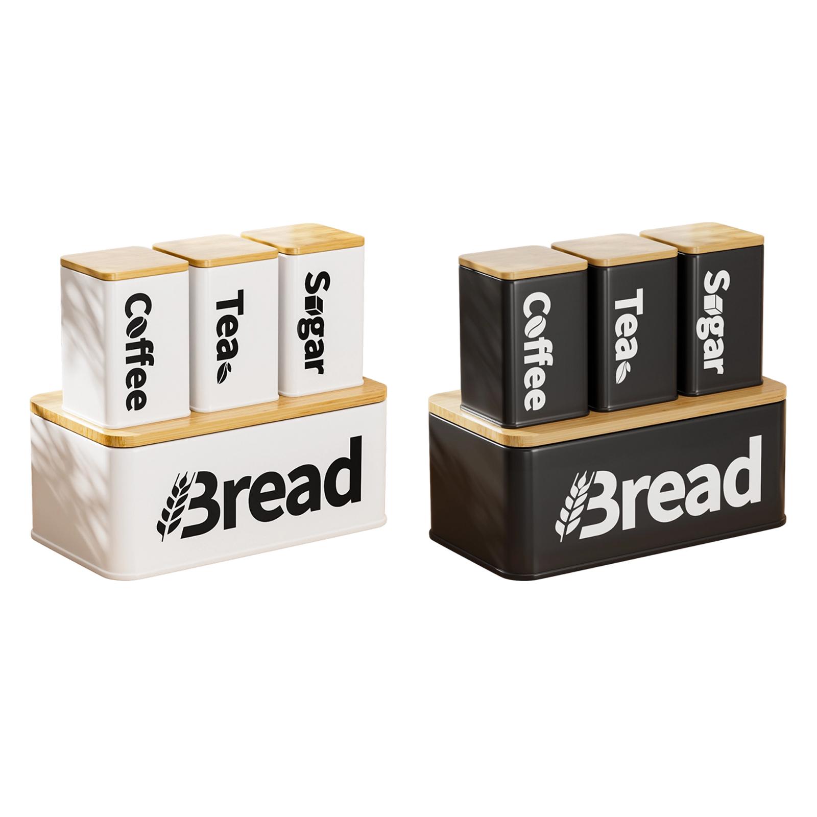 IJzeren bamboe broodopbergbak  - Kitchen Baking Canisters recensie en prijs