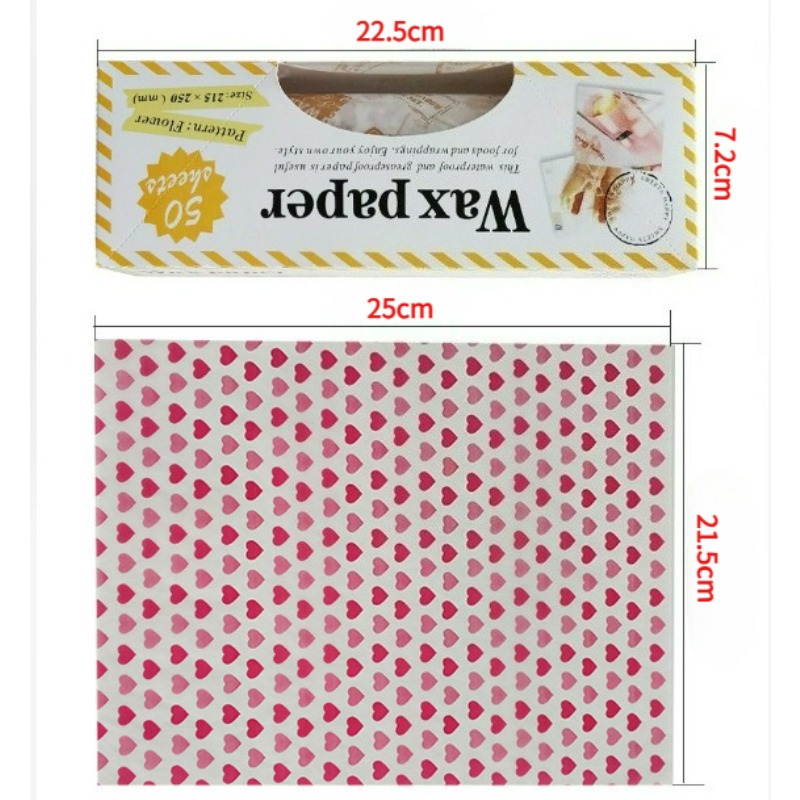 50 stuks voedselveilig vetvrij - Kitchen Baking Paper recensie en prijs