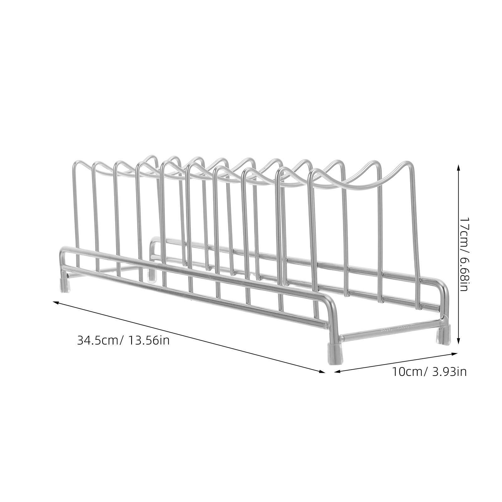 RVS 9-delige pannendekselhoude - Kitchen Baking Sheet Organizer recensie en prijs