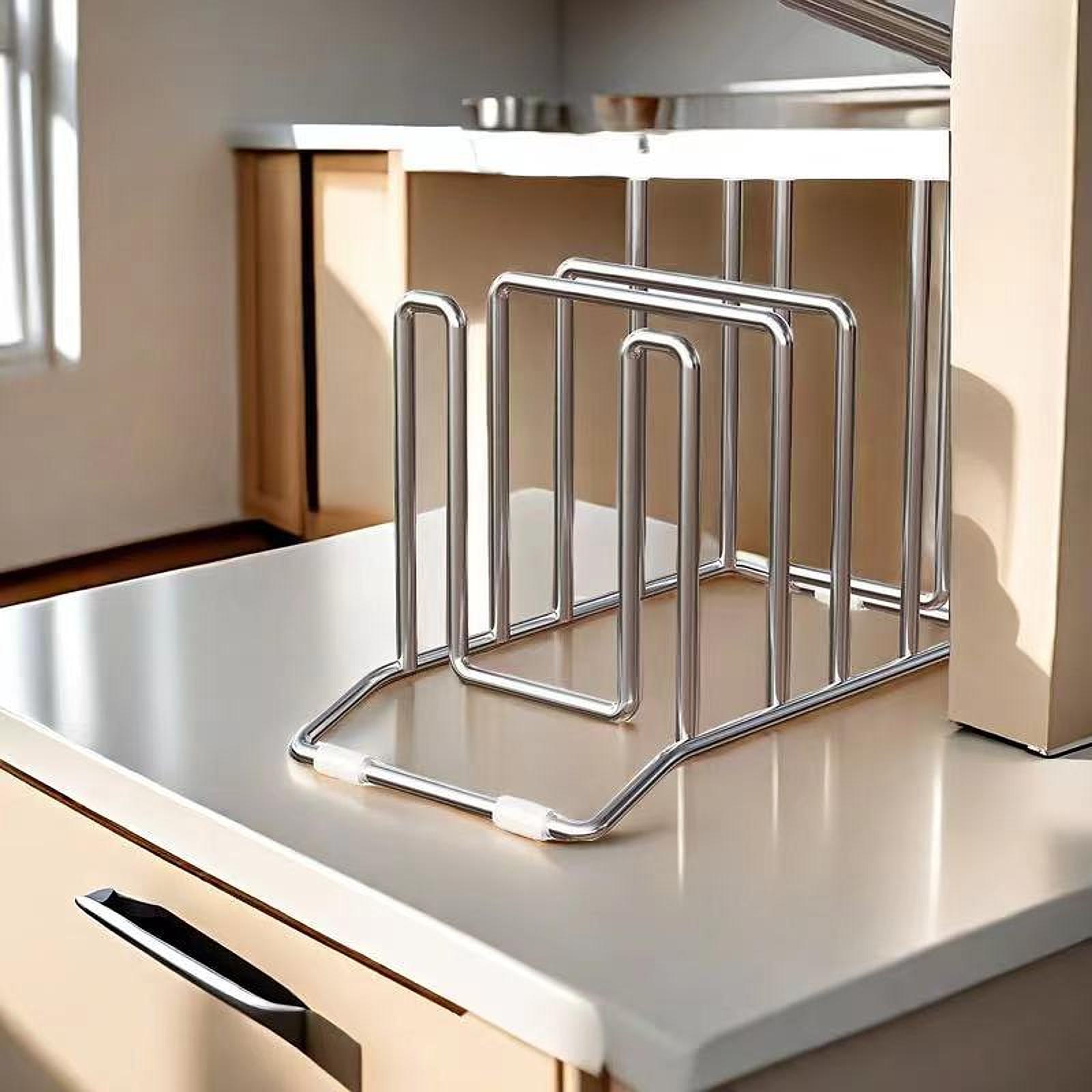 Snijplankrek Potten Pandeksels - Kitchen Baking Sheet Organizer recensie en prijs